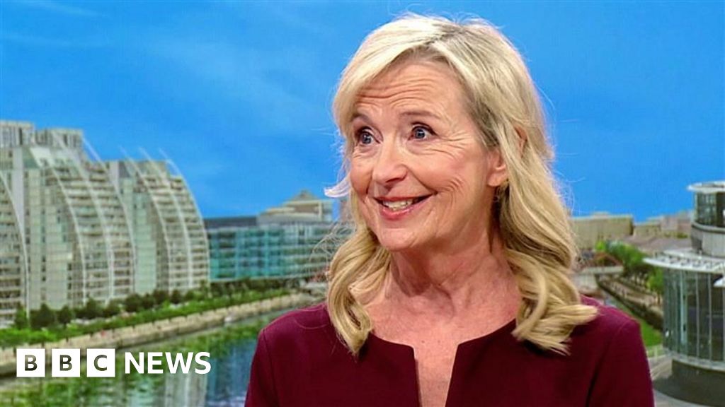 Carol Kirkwood becomes tearful as she announces she will leave BBC