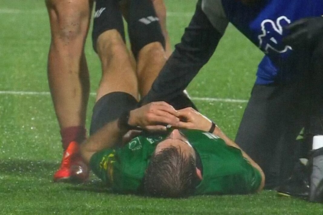 George North makes ‘crazy’ rugby return as ref knocked out amid ‘apocalyptic’ scenes
