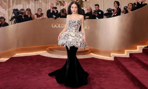 Getty Images Chase Infiniti attends the 83rd annual Golden Globe Awards at The Beverly Hilton on January 11, 2026 in Beverly Hills, California.