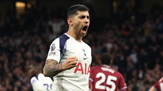 Cristian Romero gave Spurs and Frank brief hope with the equaliser against West Ham United.