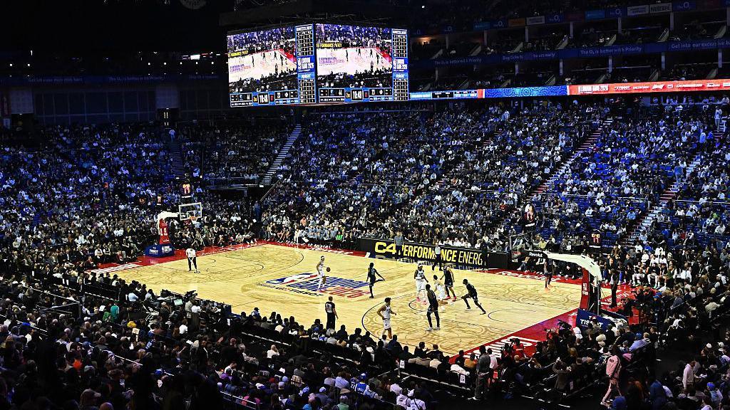 A general view of the Memphis Grizzlies' match against the Orlando Magic