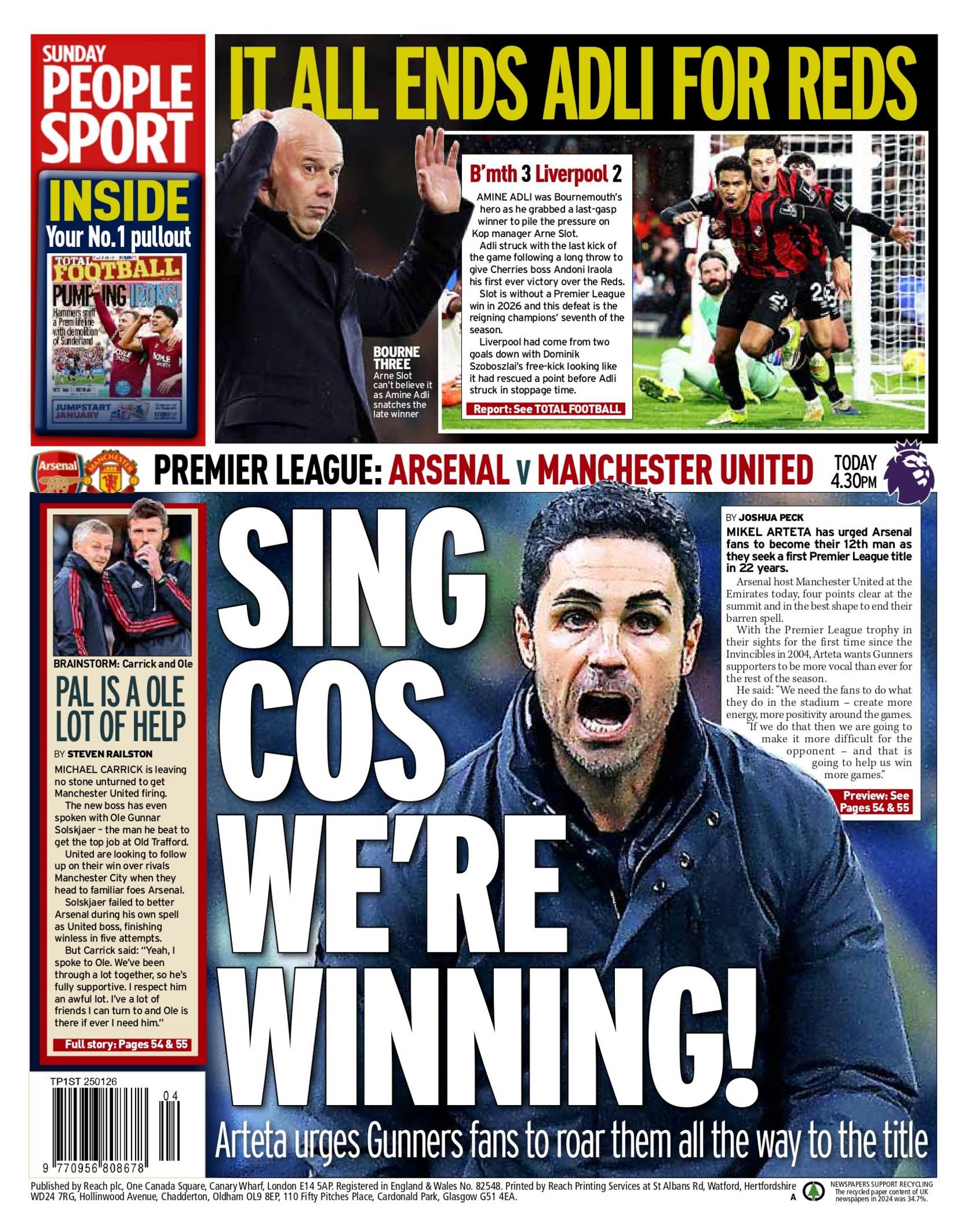 People back page