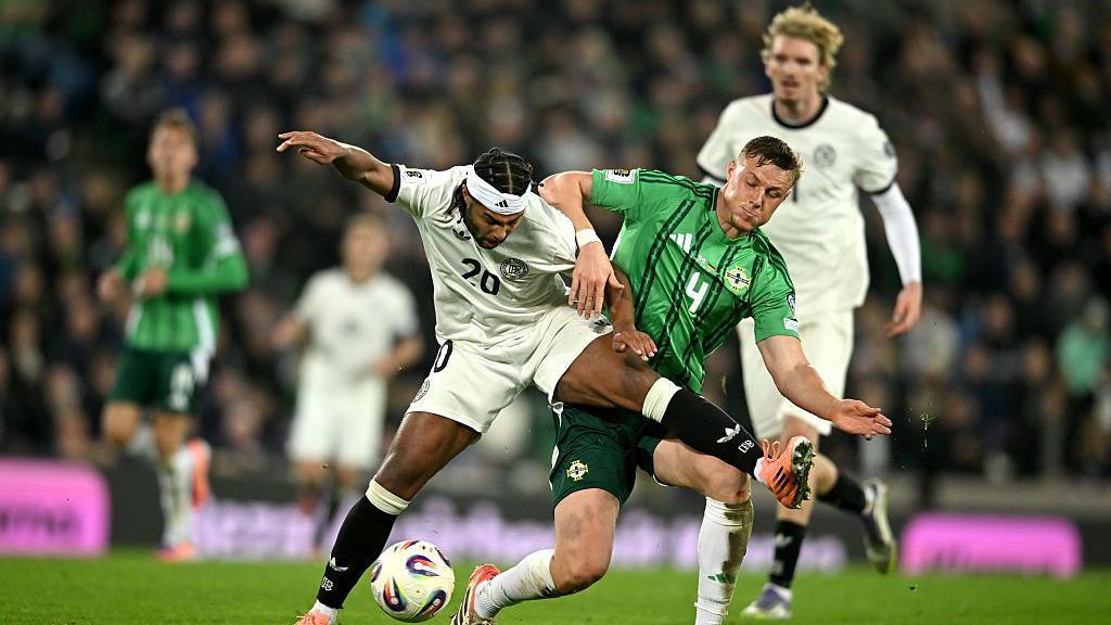 Serge Gnabry and Daniel Ballard