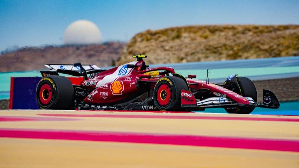 Lewis Hamilton during pre-season testing in 2025