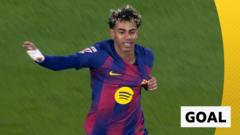 ‘What a goal!’ Lamal scores stunning volley