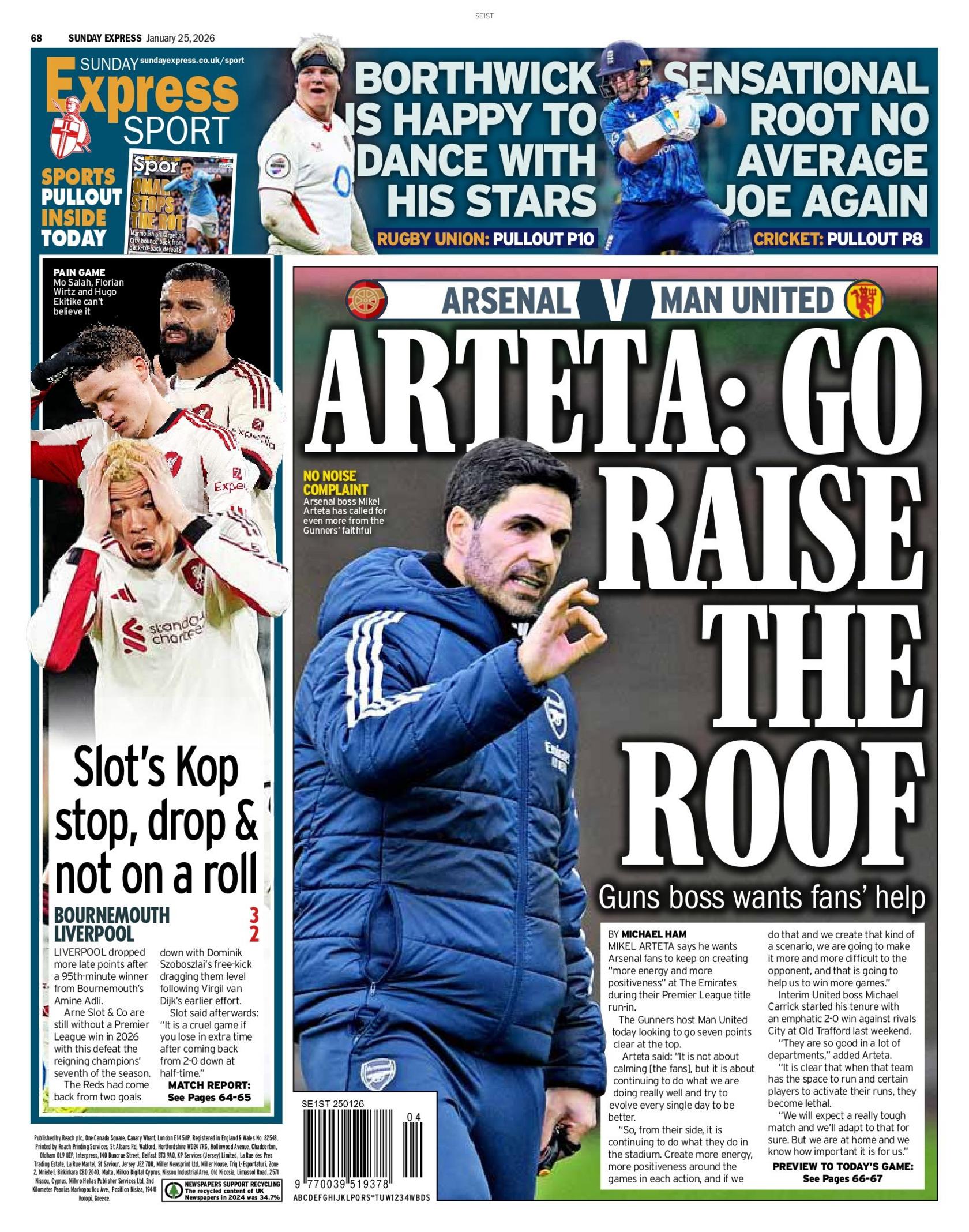 Express back page
