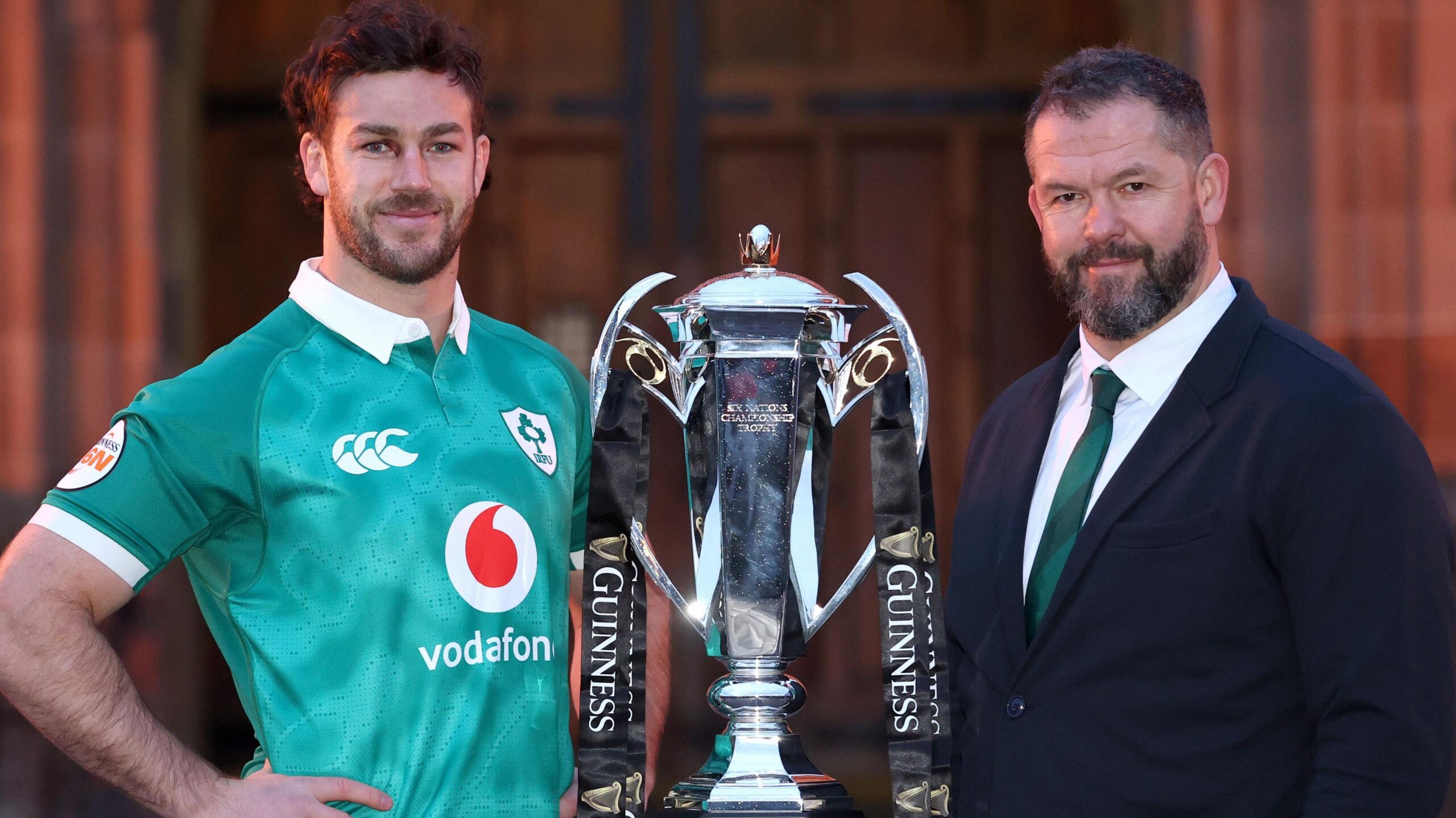 Caelan Doris and Andy Farrell