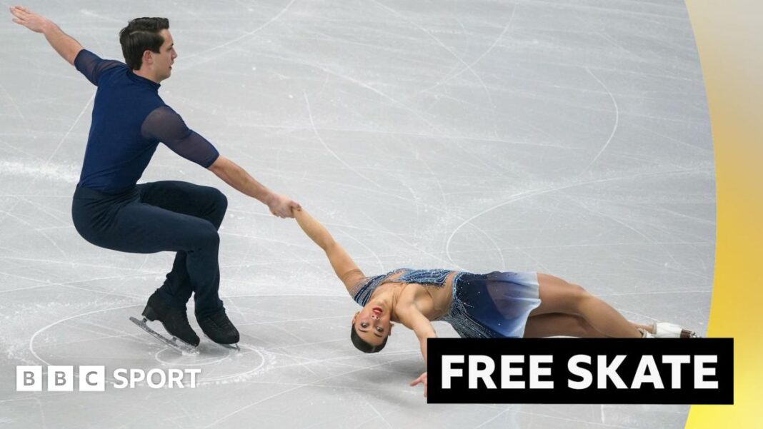 GB pair recover from fall in European Championships free skate