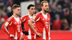 Kane draws blank as Bayern suffer first Bundesliga loss