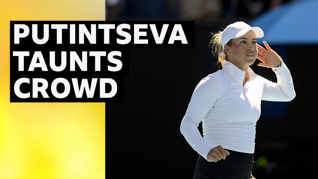 Putintseva responds to boos with dancing and kisses at Australian Open