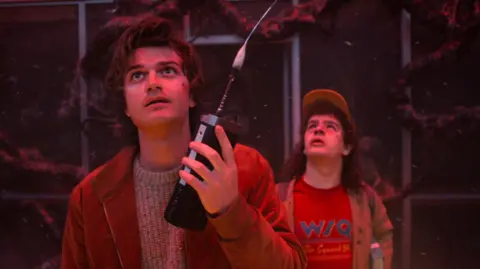 Netflix Joe Keery in a scene from Sranger Things