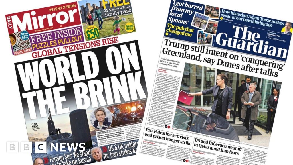 The Papers: ‘World on the brink’ and Trump intent on ‘conquering’ Greenland