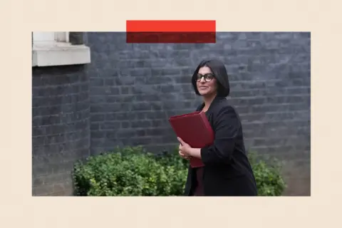 PA Media Home Secretary Shabana Mahmood arrives for a Cabinet meeting in Downing Street on January 20, 2026