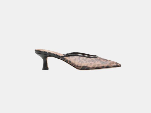 Image may contain: Clothing, Footwear, Shoe, Sandal, High Heel, and Smoke Pipe