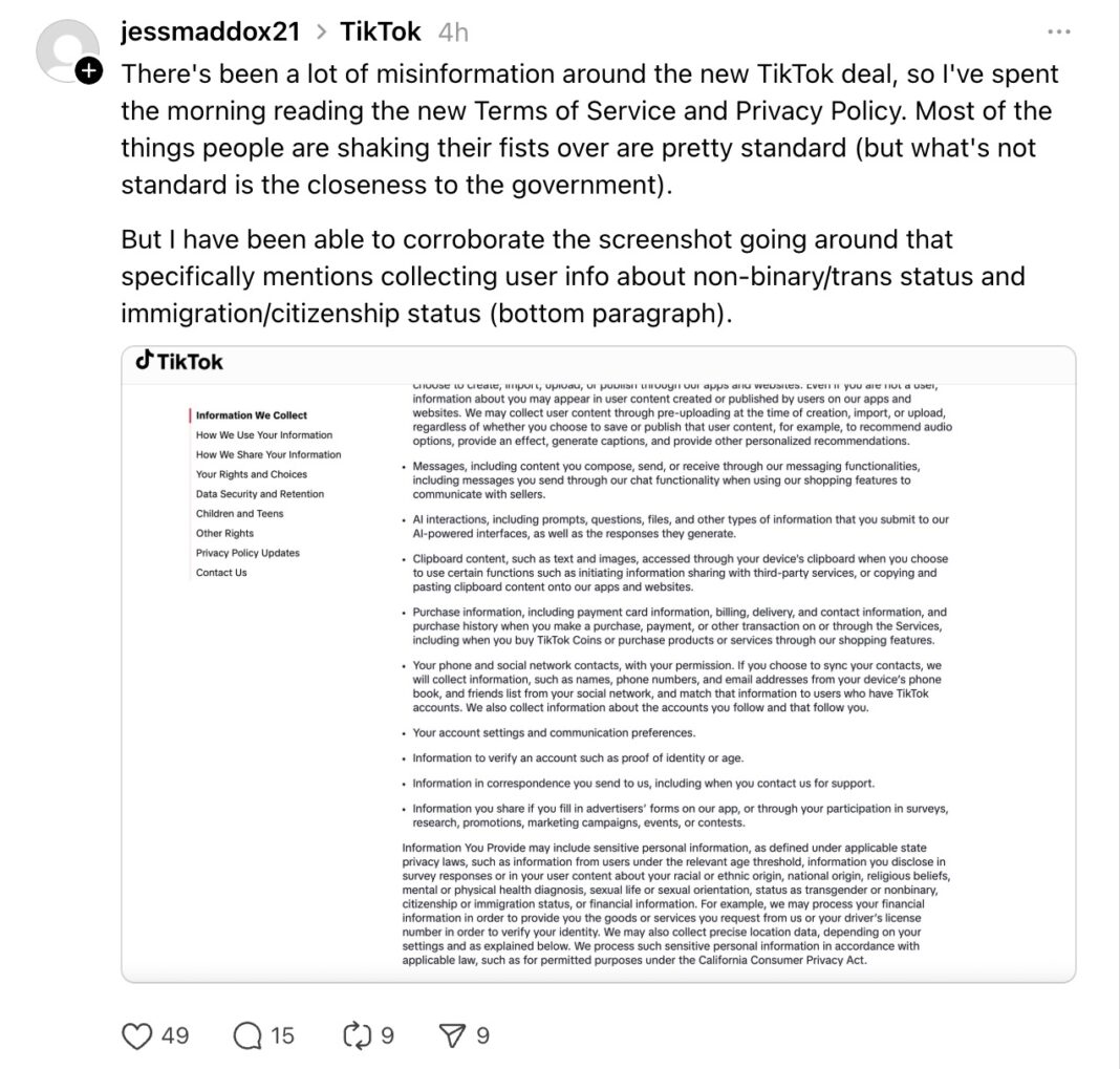 TikTok users freak out over app’s ‘immigration status’ collection — here’s what it means