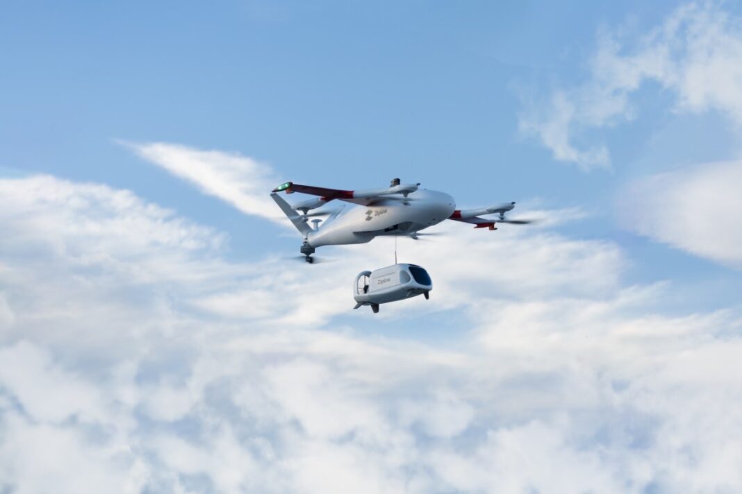 Zipline charts drone delivery expansion with $600M in new funding