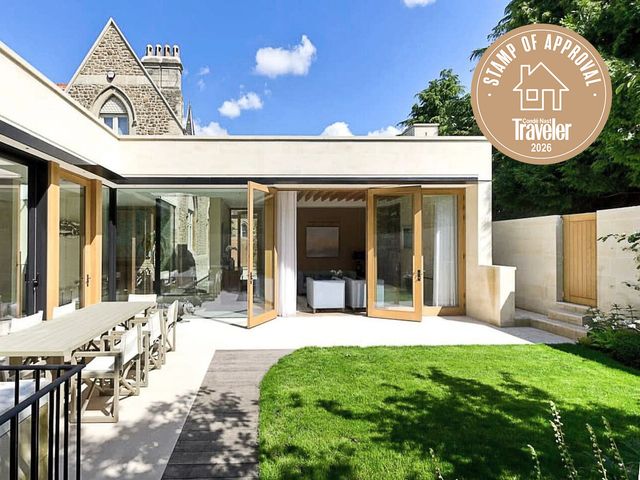 Image may contain: Indoors, Interior Design, Door, Architecture, Building, House, Housing, Villa, Grass, Plant, and Floor