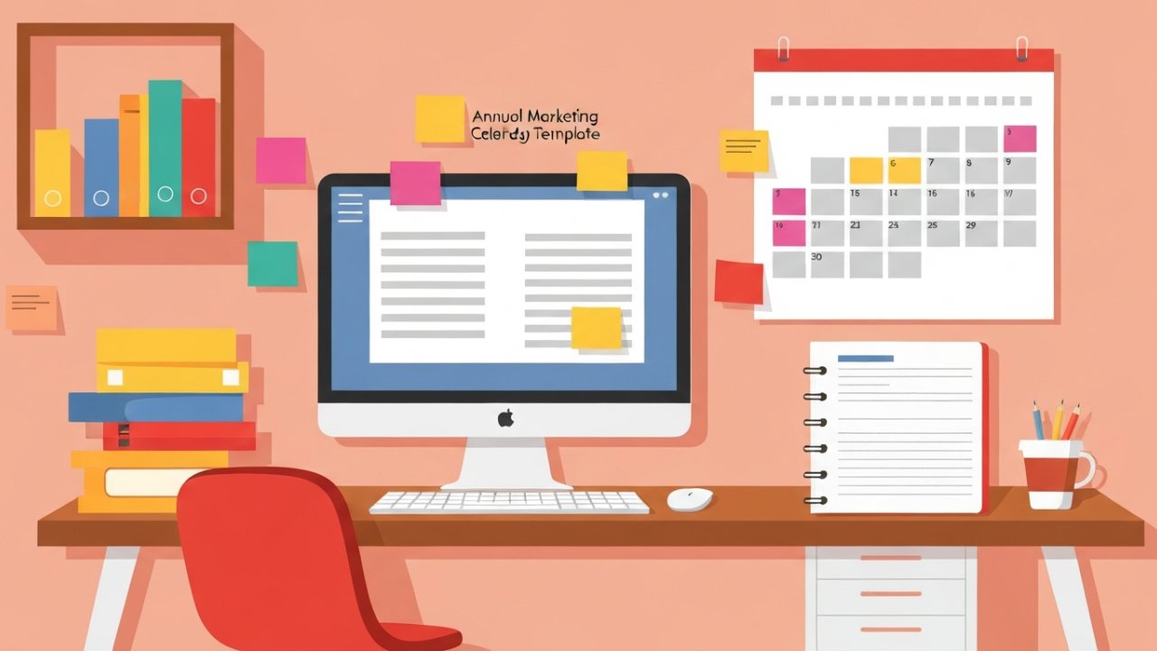 Annual Marketing Strategy Calendar Template