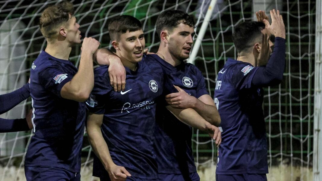 Larne extend lead at top with big win over Glens