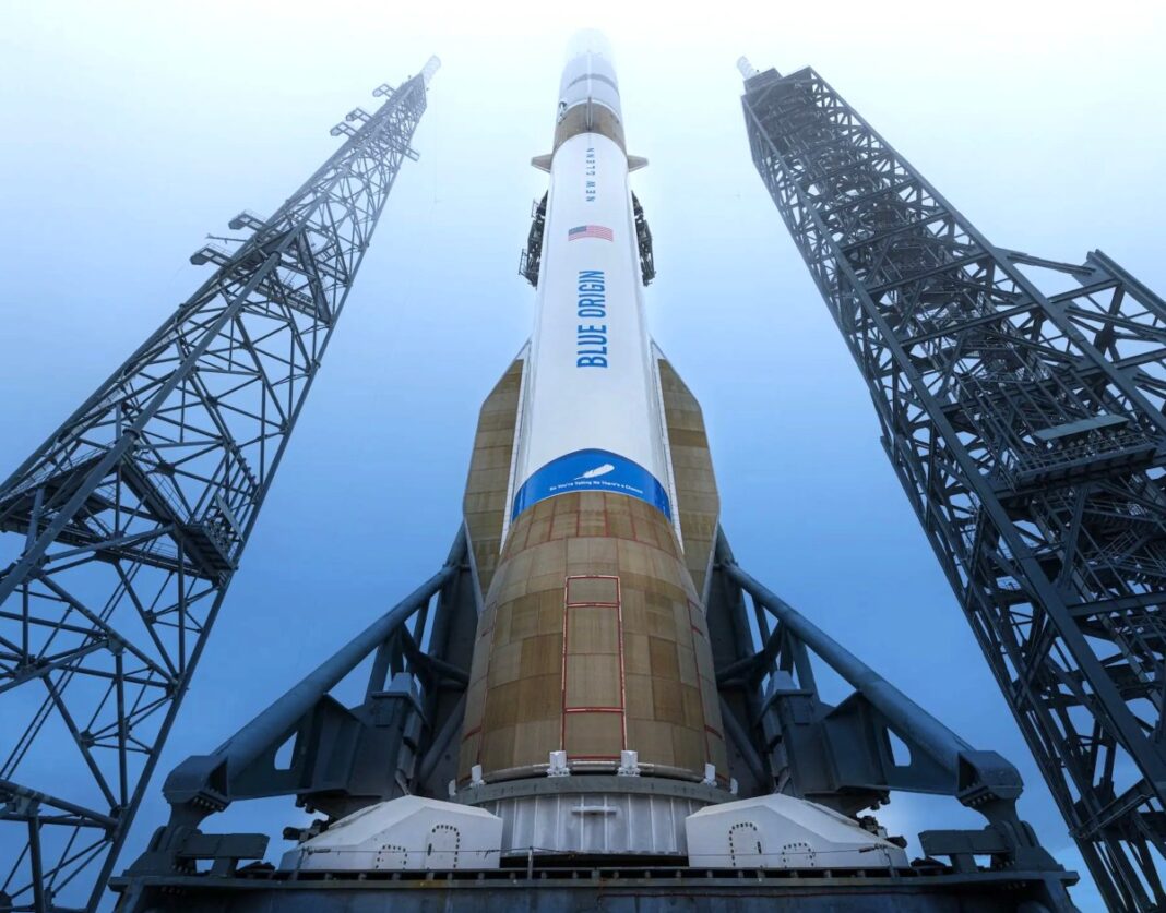 Blue Origin schedules third New Glenn launch for late February, but not to the moon
