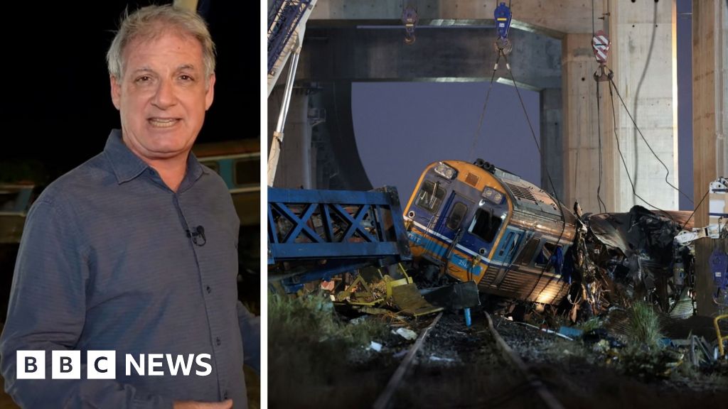 ‘Grim scene’: BBC on site after crane collapses on train in Thailand