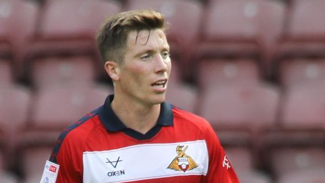 Harry Clifton in action for Doncaster Rovers