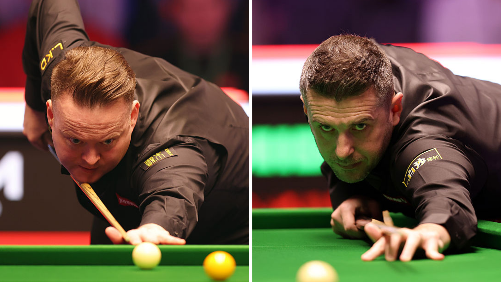 Shaun Murphy and Mark Selby