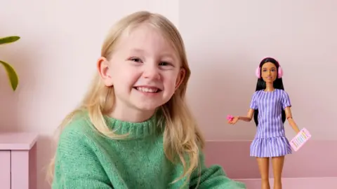‘My daughter helped shape new autistic Barbie doll’