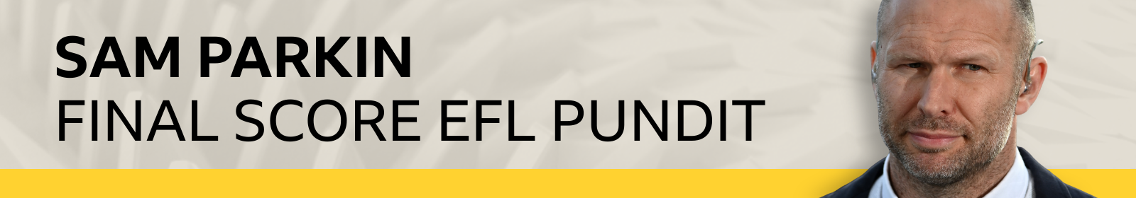 Sam Parkin, Final Score EFL pundit graphic