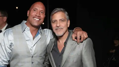 Dwayne Johnson and George Clooney among big names missing out on Baftas longlist