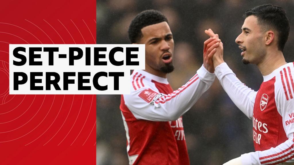 Arsenal set pieces punish Portsmouth in FA Cup third round