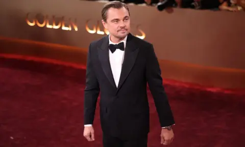 Getty Images Leonardo DiCaprio on the red carpet at the 2026 Golden Globes (83rd Annual Ceremony) held at the Beverly Hilton in Beverly Hills, CA on Sunday, January 11, 2026.
