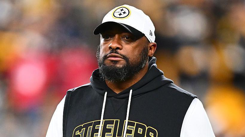 Mike Tomlin while coach of Pittsburgh Steelers