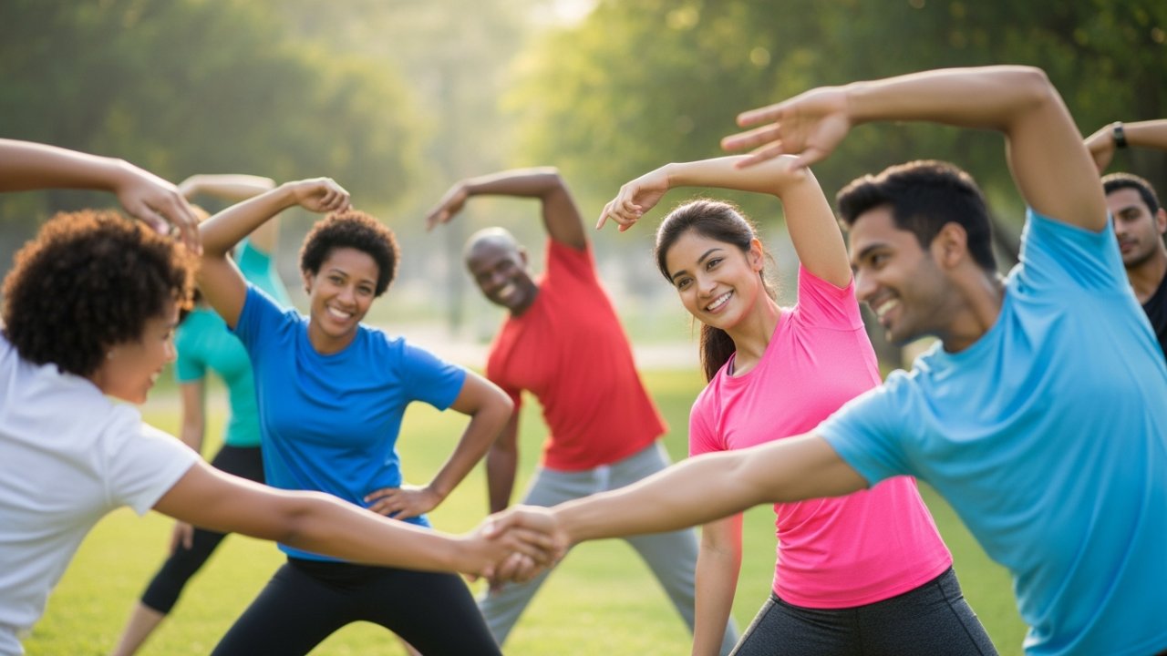 Group Stretching Circle