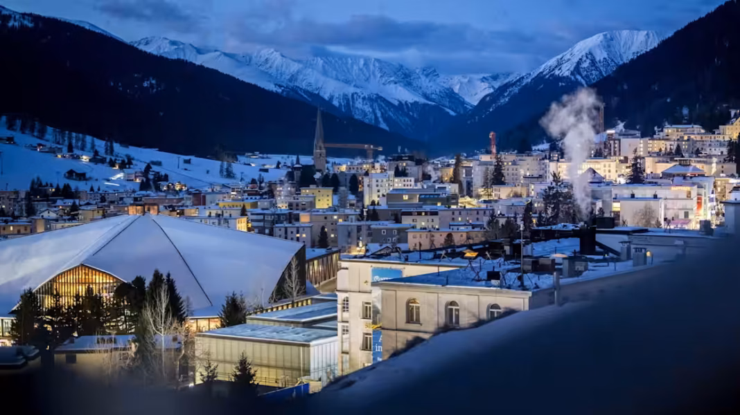 ‘Waiting for the king’: how Trump dominated Davos