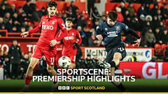Watch Sportscene highlights of Dundee v Hearts & Aberdeen v Rangers
