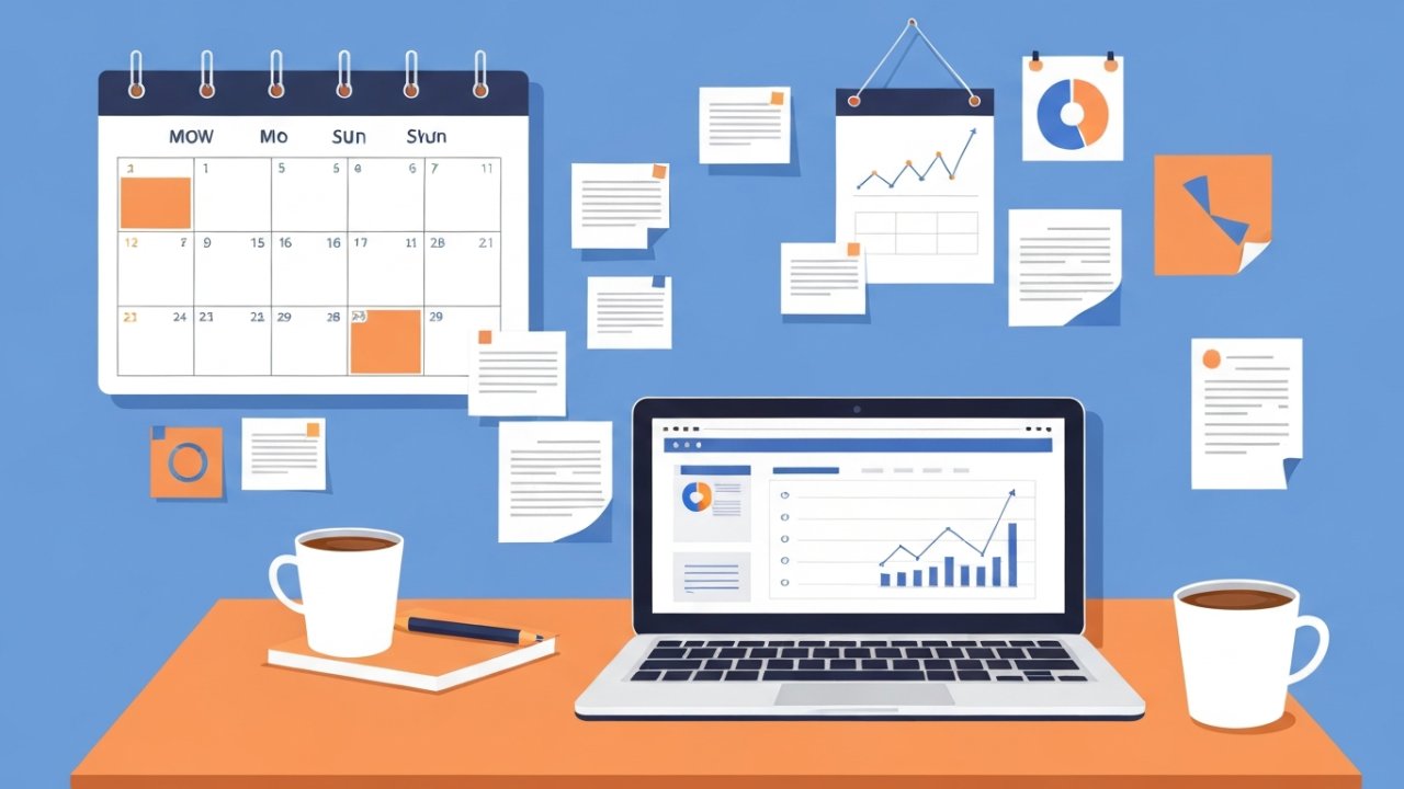 SEO Strategy Calendar Template