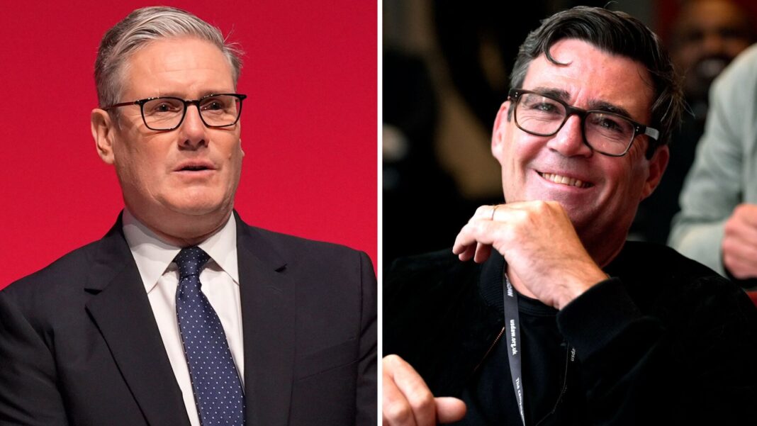 PM defends Burnham block saying it will allow focus on elections ‘we must win’