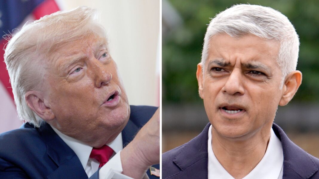 London ‘one of the safest’ cities in the world, Khan says, as he swipes at Trump