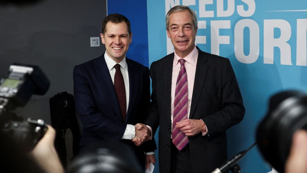 Robert Jenrick defects to Reform after Tory leader Kemi Badenoch sacks him