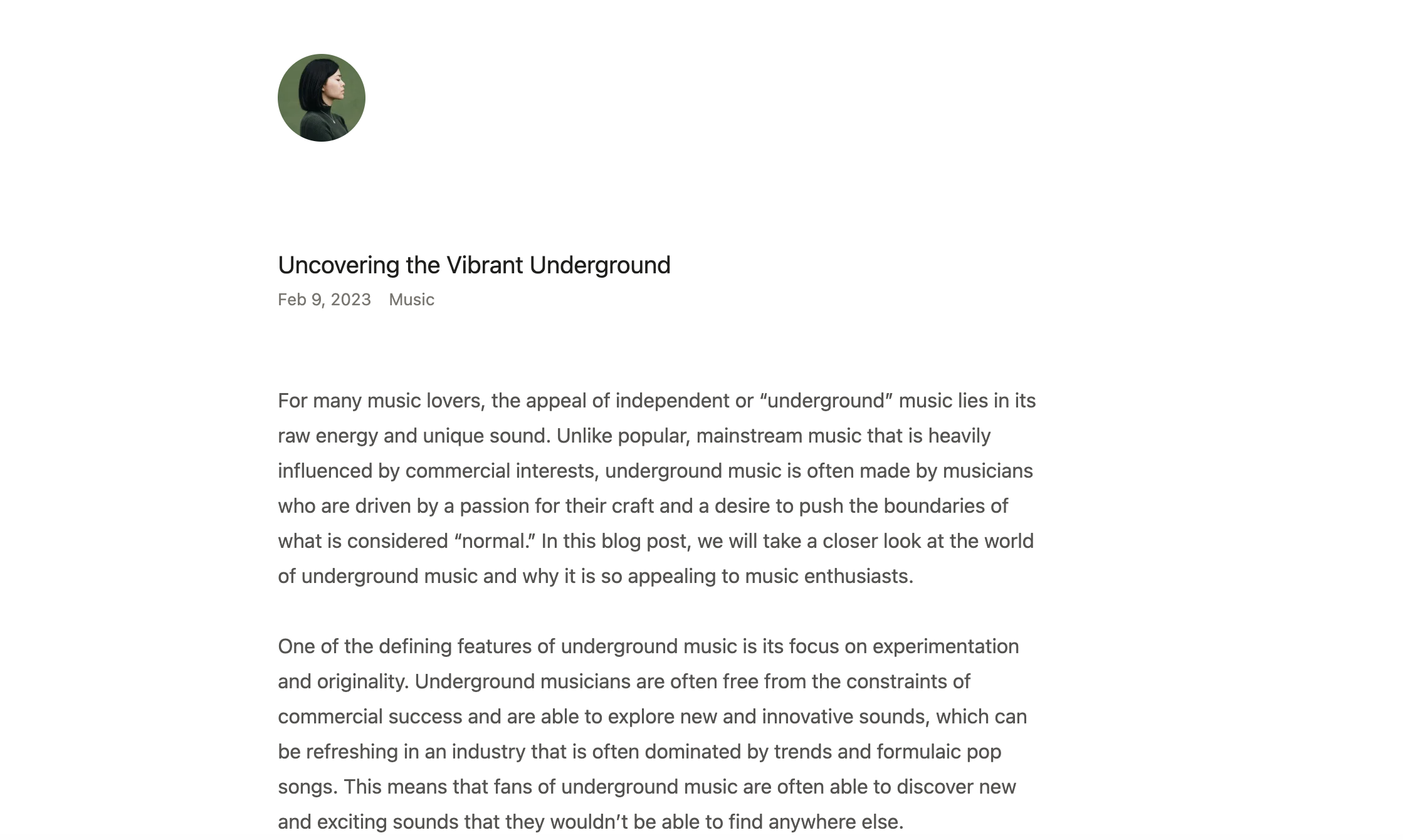 Hey WordPress Theme Template Example