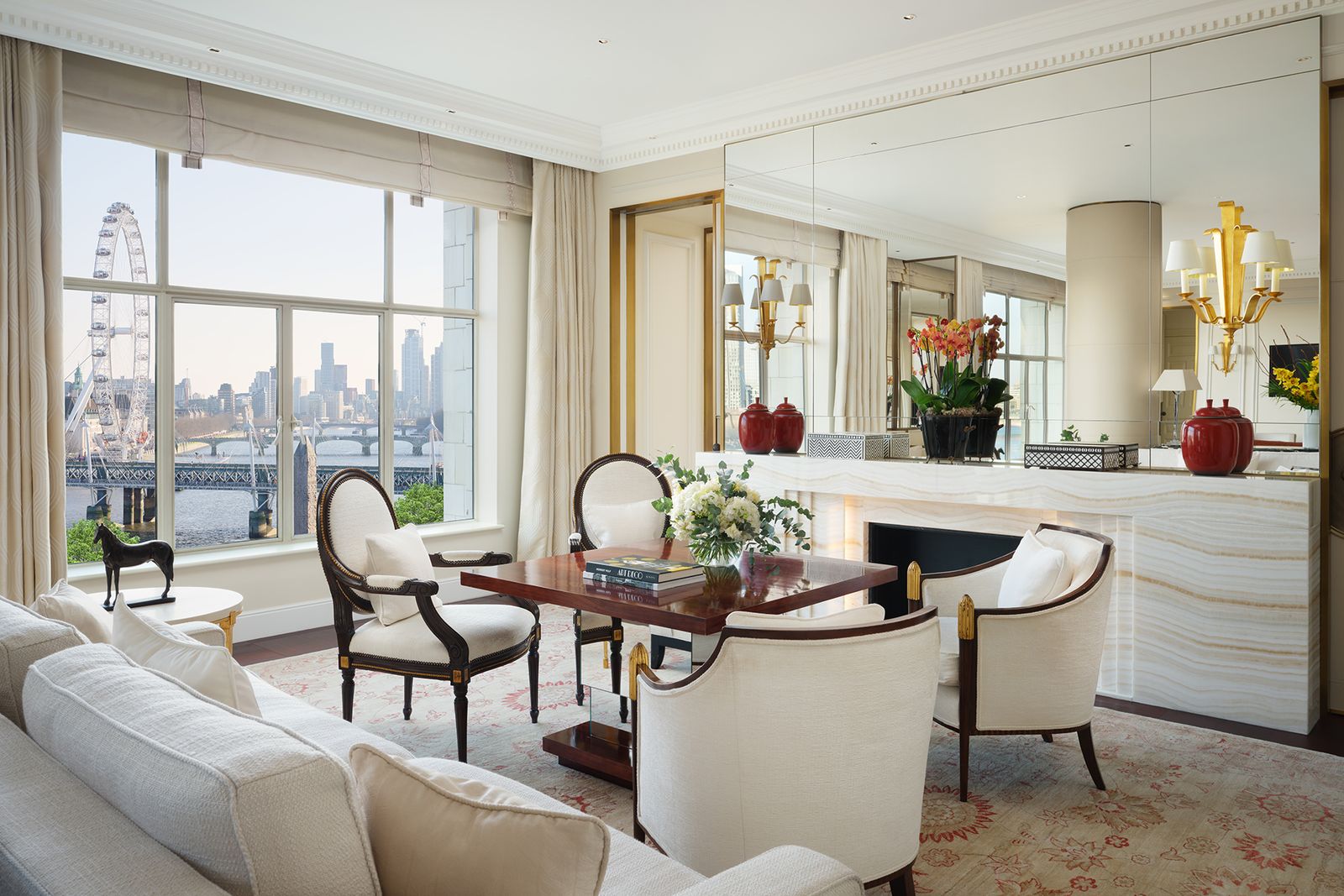 Image may contain Home Decor Furniture Table Architecture Building Indoors Living Room Room and Dining Room