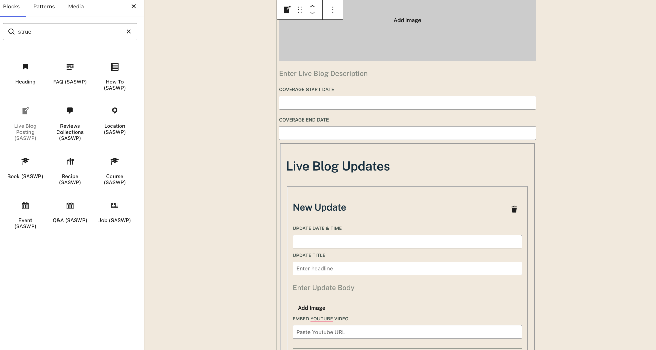 Screenshot of the Schema & Structured Data for WP & AMP plugin.