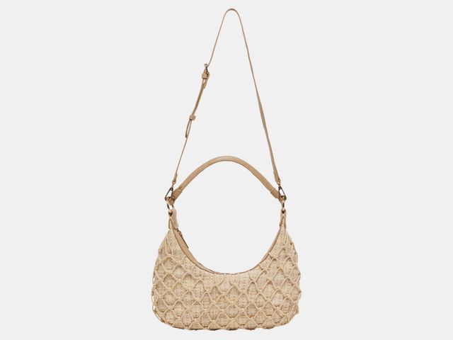 beige purse