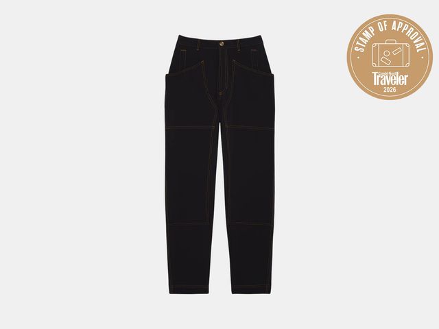 Image may contain: Clothing, Pants, and Jeans