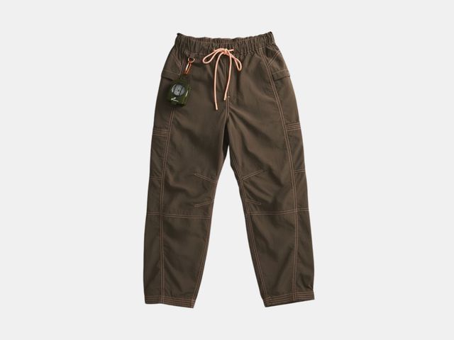 Image may contain: Clothing, Pants, and Coat