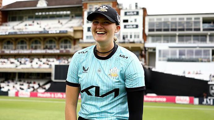 Tilly Corteen-Coleman playing for Surrey