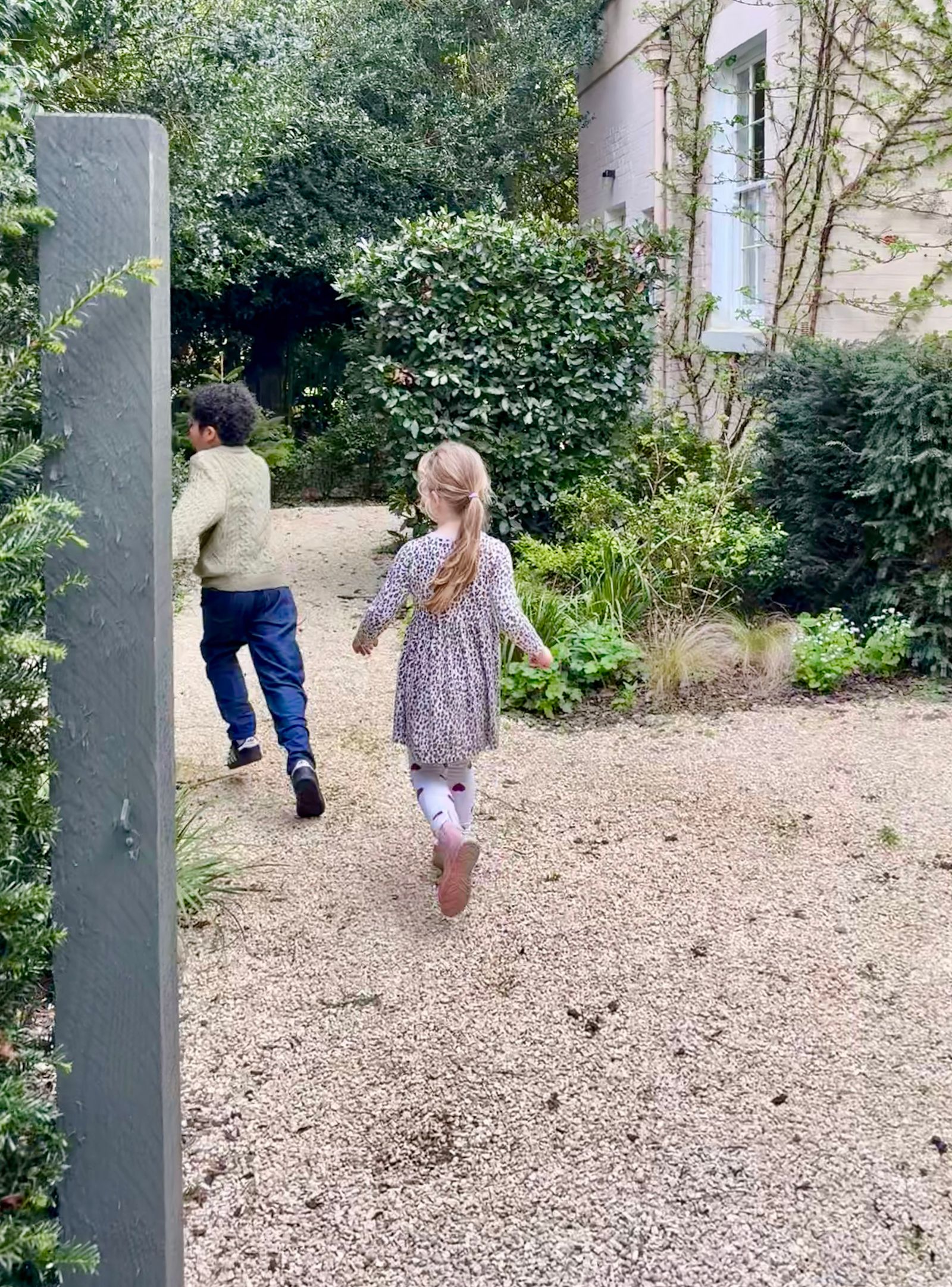 Image may contain Child Person Adult Chasing Body Part and Hand