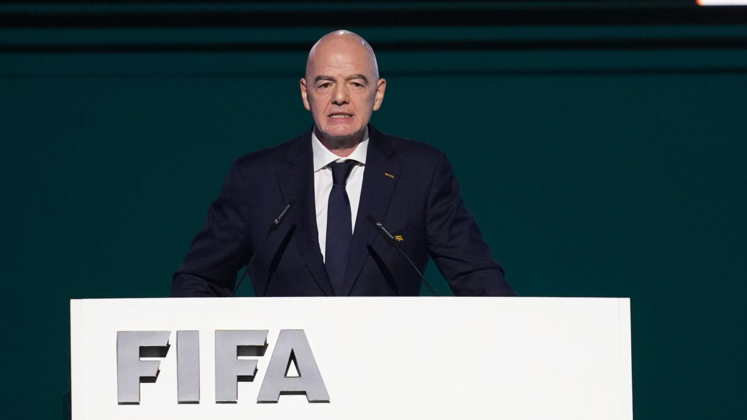 Fifa president Gianni Infantino