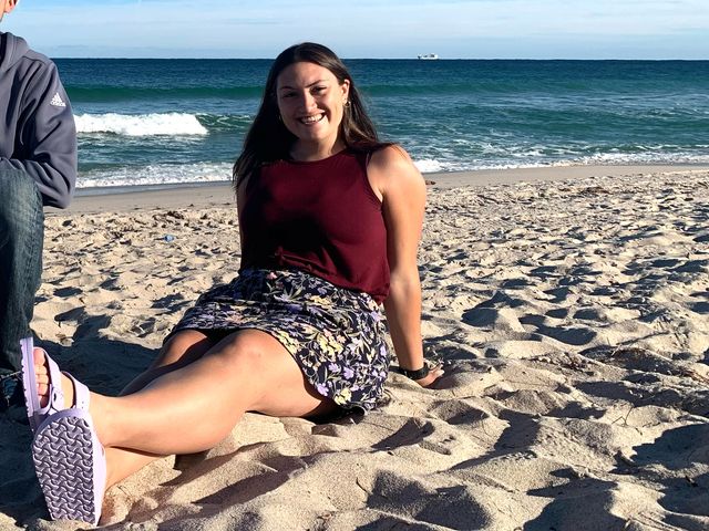 Image may contain: Beachwear, Clothing, Adult, Person, and Shorts